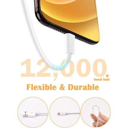 Compatible with Apple MFi Certified Lightning Charging Cable 4-Pack 1.8m iPhone 12 11 X XR XS 8 7