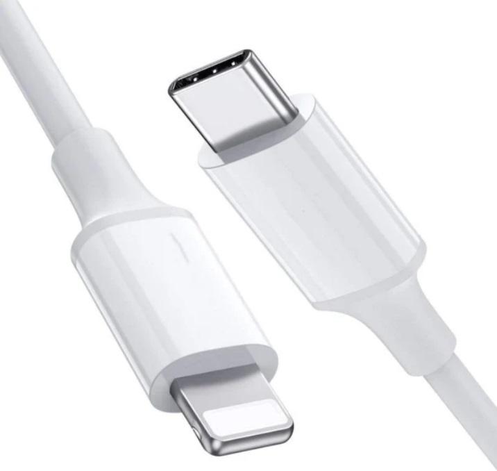 Compatible with Apple Lightning Cable 3-Pack 2m USB-C Charging and Data Transfer White