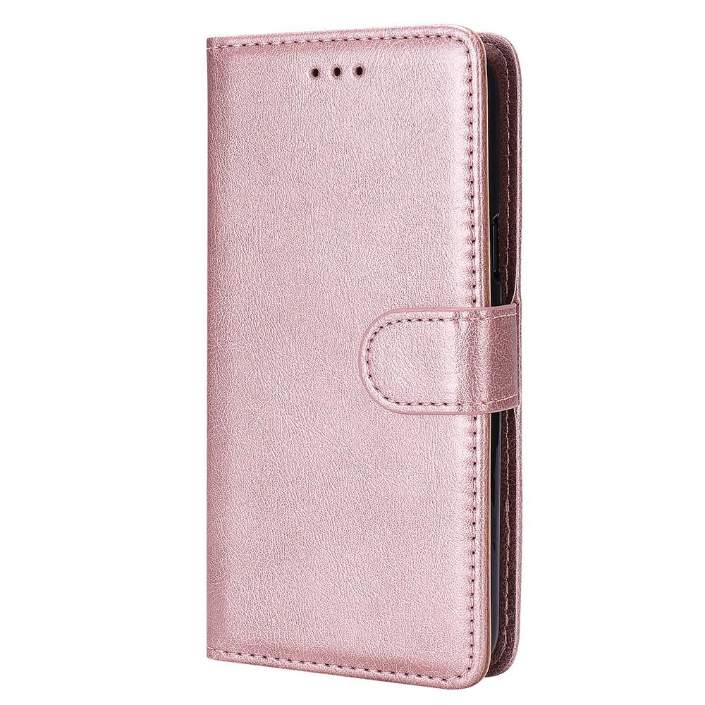 Compatible withSamsung S22 Magnetic 2-in-1 Phone Case Wallet Pink Pink Gold