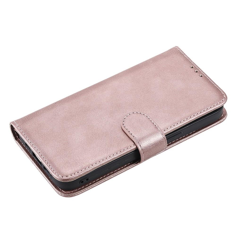 Compatible withSamsung S22 Magnetic 2-in-1 Phone Case Wallet Pink Pink Gold