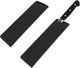 2 Pcs Knife Covers or Sleeves 8" x 2.2" Knife Edge Guard Universal Waterproof Kitchen Knife Sheath, Chef Knife Sheath, Plastic Knife Cover for Kitchen Knives, Black