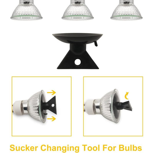 GU10 Halogen Bulbs 50W 220V 2700K Warm White 35 Degree Beam Angle 6-Pack