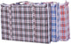 Set of 3 Jumbo STORAGE LAUNDRY SHOPPING Bags with Zippers and Handles. Size 27"x25"x5"