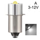 P13.5S DC6V-24V/3-12V LED Upgrade Lights White Maglite Flashlight 3-12v white
