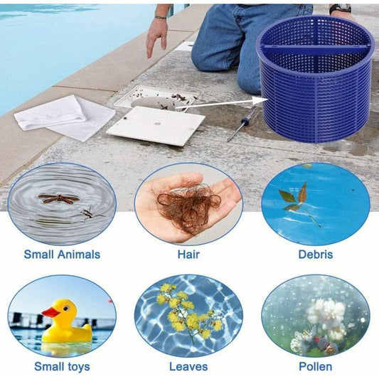 Pool Skimmer Basket Compatible with Hayward SPX1082CA and Aladdin B-152, Replaces Part SP1082 SP1083 SP1084 SP1085 SP1086