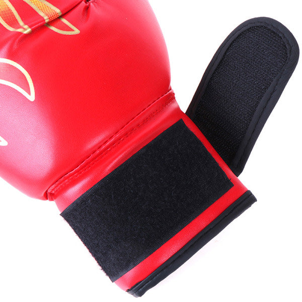 Boxing Gloves for Children Youth Kickboxing Sparring Training Red One Size