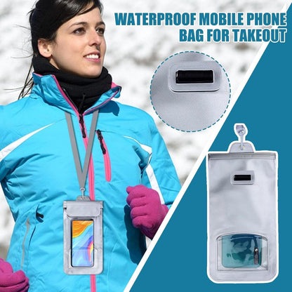 Phone Cases - Waterproof Phone Cases - Portable Phone Cases with Lanyard - Protective Phone Stand Cases - With Hole Design - Easy to Use - Suitable for Beaches, Travel and Cruises