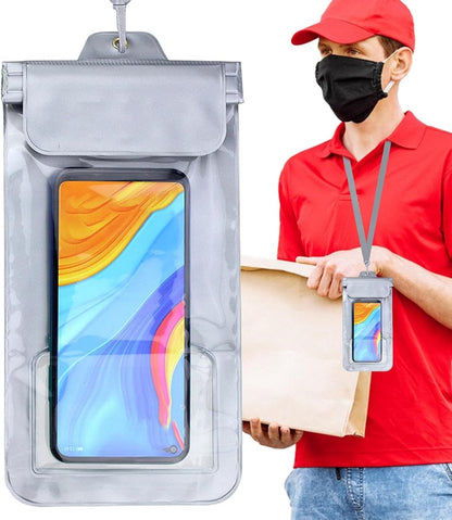 Phone Cases - Waterproof Phone Cases - Portable Phone Cases with Lanyard - Protective Phone Stand Cases - With Hole Design - Easy to Use - Suitable for Beaches, Travel and Cruises