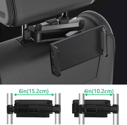 Car Phone Holders - Phone Holder - Back Seat - Adjustable Phone Holder - Back Seat Phone Holder - Universal Car Phone Holder - Black