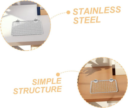 Bird Cage Accessories - Parrot Perch Made of Stainless Steel - Comfortable Resting Platform for Birds - Multifunctional Bird Cage Accessory - Modern Design - Suitable for Various Parrots, Provides Your Pet with a Comfortable Resting Place