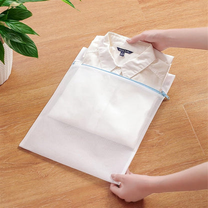 Laundry Bag - Blue Laundry Bags with Zipper - Fine Mesh Storage Bags - Protect Your Laundry and Washing Machine - Laundry Bags for Washing Bras, Underwear, Socks, Baby Clothes, Travel and Storage - Set of 6