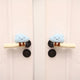 Protective Cover - Set of Two - Cute Cloud-Shaped Door Handle Gloves - Decorative Door Handle Protector Cover - Door Accessories (Blue)