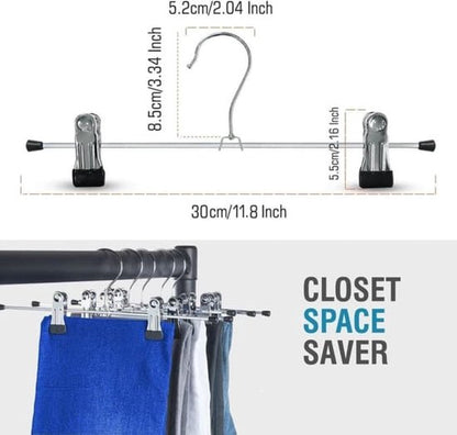 Hanger Clips - 20 pieces - Sock Clips - Clothing Clips & Towel Clips