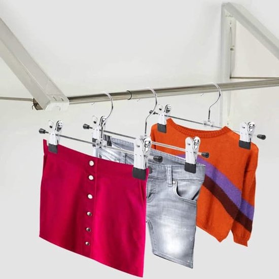 Hanger Clips - 20 pieces - Sock Clips - Clothing Clips & Towel Clips