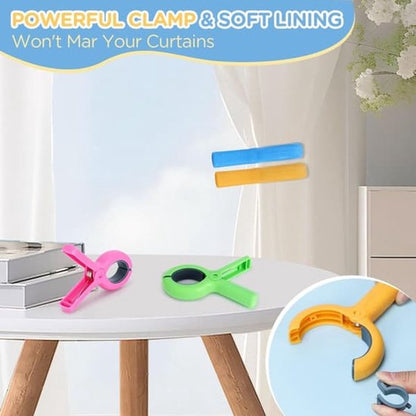 Large Clothes Pegs - 8-Pack Towel Clips - Suitable for Sunbeds, Swimming Pools and Cruise Ships