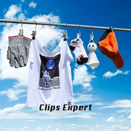 Small hanger - suitable for hanging small items - sock clips - towel clips (10 pieces)