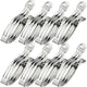 Clothes pegs - Open windproof clips - Clothes pegs - Sock racks - Quilt drying clips - 8 pieces
