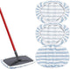 Mop Pads - 3-pack mop refills - 15 x 8 inch flat dust mop head pads
