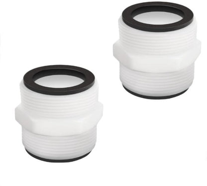 1.5" L-Type Two-Way Manifold (with Gasket) - Compatible with Intex Coleman Above Ground Pool Pumps (2 Pack)