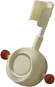 Adjustable Vacuum Suction Shower Head Holder with Hook, No-Drill Handheld Shower Bracket for Smooth Bathroom Walls, Beige