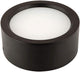 Recessed LED wall downlight with black aluminum lighting accessories and acrylic shade for ceiling lamps, professional, 6W, 4000K warm white light, IP42 waterproof, black, integrated