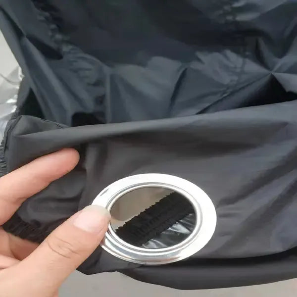 Waterproof 420D Oxford Bike Cover with UV and Dust Protection for Bicycles, Scooters and Outdoor Storage, Black, 200 x 75 x 110 cm