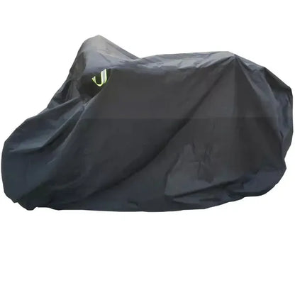 Waterproof 420D Oxford Bike Cover with UV and Dust Protection for Bicycles, Scooters and Outdoor Storage, Black, 200 x 75 x 110 cm