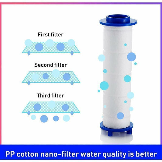 Filter Shower Head 6 PP Cotton Filters, PP Cotton Filter Element for Shower Head and Ionic Filter, for Rain Shower Head