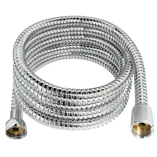 Thick Stainless Steel Shower Hose, 3 m Length, G1/2 Thread, Hand Shower Connection, leak-resistant use, Chrome Finish