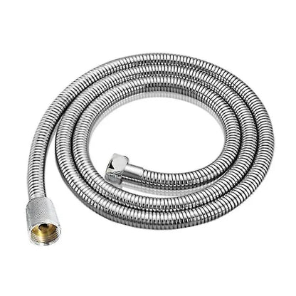 Thick Stainless Steel Shower Hose, 3 m Length, G1/2 Thread, Hand Shower Connection, leak-resistant use, Chrome Finish