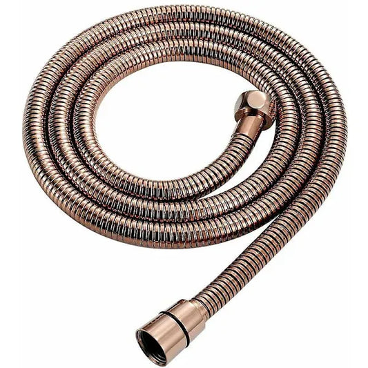 Retro Brass Shower Hose, 150 cm Length, Universal 1/2 Thread Connection, multiple spray modes, Rose Gold/Old Copper Finish Options