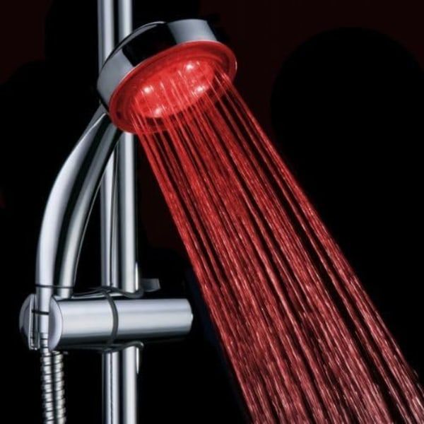 7 Colors LED Shower Head, Multicolor, Universal Fit, with strong thermal material, pressure-boosted flow, universal compatibility