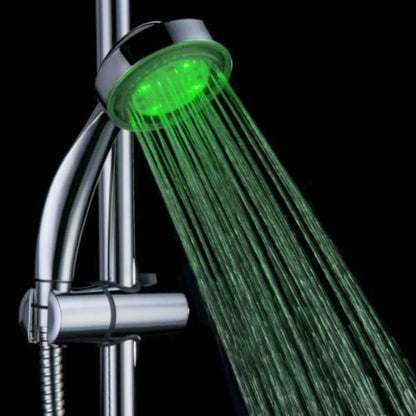 7 Colors LED Shower Head, Multicolor, Universal Fit, with strong thermal material, pressure-boosted flow, universal compatibility