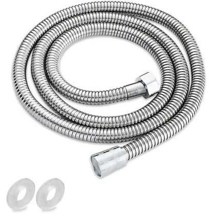 Retro Brass Shower Hose, 150 cm Length, Universal 1/2 Thread Connection, ensures that, despite being exposed material, G1/2 Thread