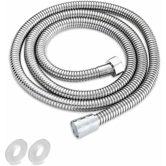 Retro Brass Shower Hose, 150 cm Length, Universal 1/2 Thread Connection, ensures that, despite being exposed material, G1/2 Thread