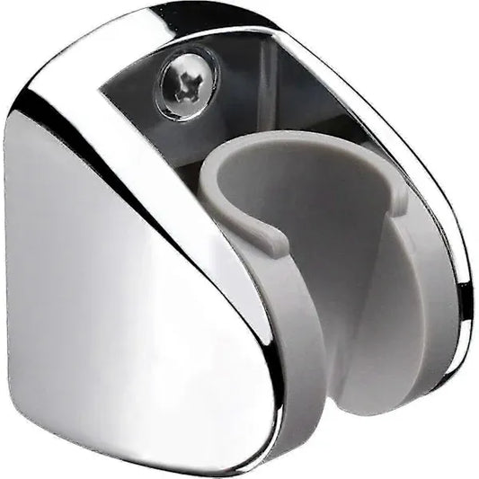 Wall Mounted Shower Bracket for Handheld Shower Head, Height and Angle Adjustable Bathroom Holder, ABS Material, Chrome Finish