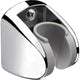 Wall Mounted Shower Bracket for Handheld Shower Head, Height and Angle Adjustable Bathroom Holder, ABS Material, Chrome Finish