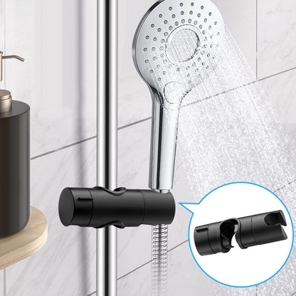Shower holder- Shower head holder- Shower head- Adjustable shower head holder- Universal black shower head holder- Shower head, Matte Black Finish
