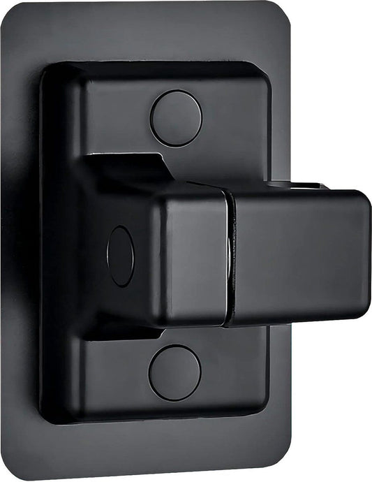 Shower Head Holder, 360 Degree Rotation Adjustable, Self-Adhesive, No Drilling, Waterproof, Universal, ABS material, Black Finish