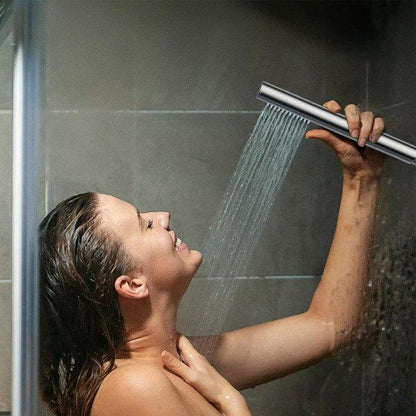 Water-Saving 1-Spray Hand Shower Head, 48 Nozzle Design, High Pressure Brass, G1/2 Thread, water-saving flow, pressure-boosted flow