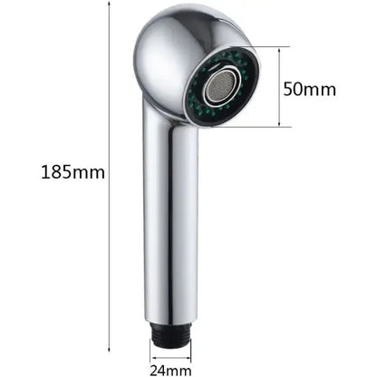 Nozzle Shower Head Shower Hand Shower Retractable Faucet, ABS material, multiple spray modes, spray control, Silver Finish