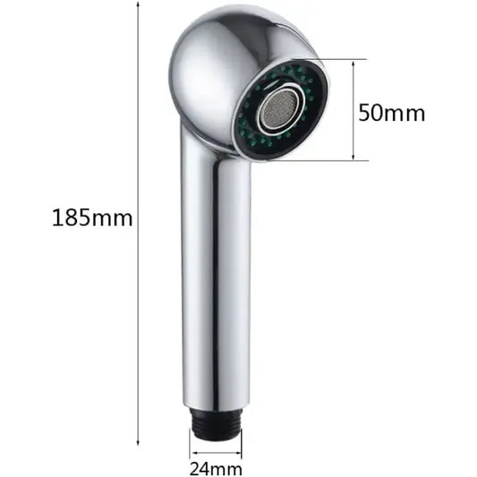 Nozzle Shower Head Shower Hand Shower Retractable Faucet, ABS material, multiple spray modes, spray control, Silver Finish