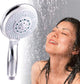 High Pressure Shower Head with 5 Spray Modes Adjustable Powerful Shower Head, Universal Shower Head for Bath, 1/2 Inch Interface, Chrome Finish
