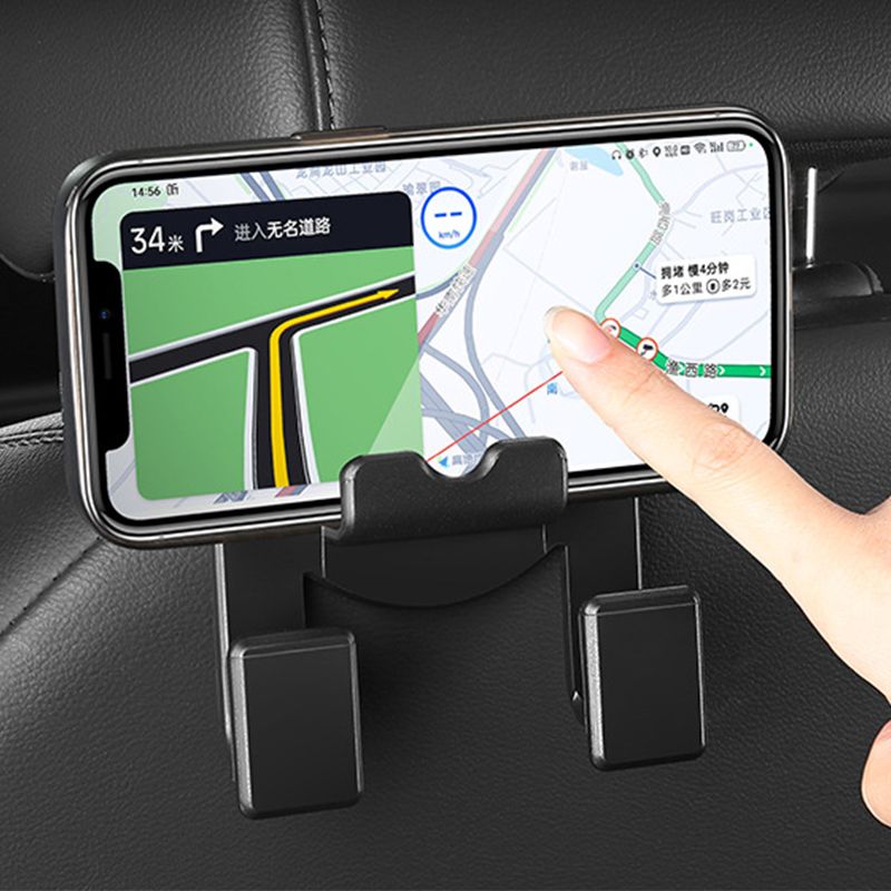 High Performance Phone holder for the back seat of the car, phone holder, headrest hooks, Replacement Part, Made of Abs