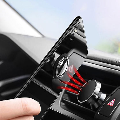 Replacement 360° Rotatable Finger Ring Mobile Phone Holder Stand Grip For Universal Magnetic Car Holder Phone Back Sticker Pad Mount Sticker | | Red