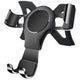 For- A3 8v S3 2014-2019 Mobile Phone Holder Mobile Mount Car Mount Accessories Black, Replacement Part, Made of Aluminum