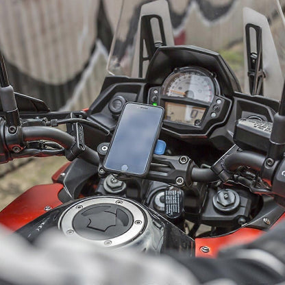 Heavy Duty Quad Lock Motorcycle Mobile Phone Holder Replacement for  & , Handlebar Mount with Quick Release, Made of Abs