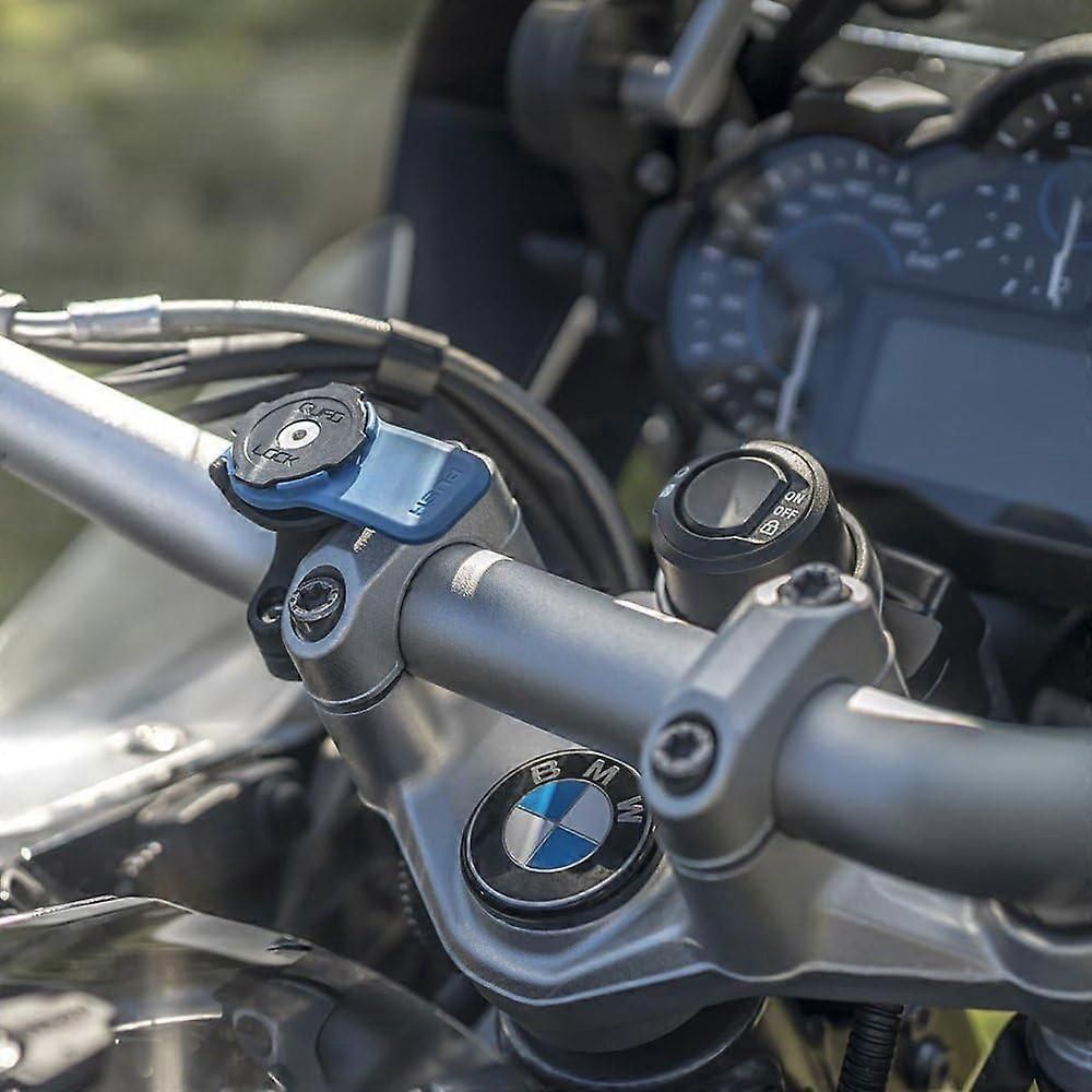 Heavy Duty Quad Lock Motorcycle Mobile Phone Holder Replacement for  & , Handlebar Mount with Quick Release, Made of Abs