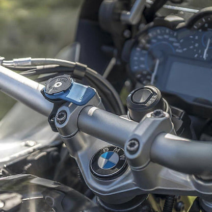 Heavy Duty Quad Lock Motorcycle Mobile Phone Holder Replacement for  & , Handlebar Mount with Quick Release, Made of Abs