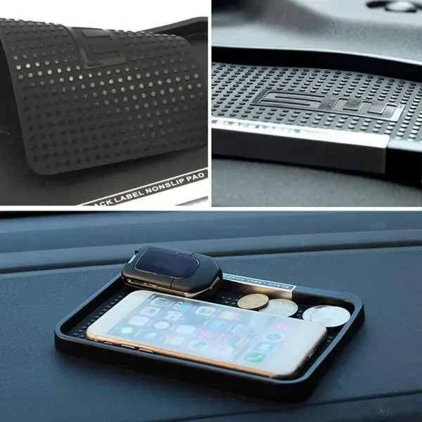 Long Lasting Premium Compatible Anti-slip Pad Car MagDashboard Tray Mount Anti-slip Mat (Black), Easy Installation